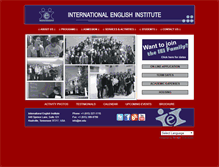 Tablet Screenshot of iei.edu